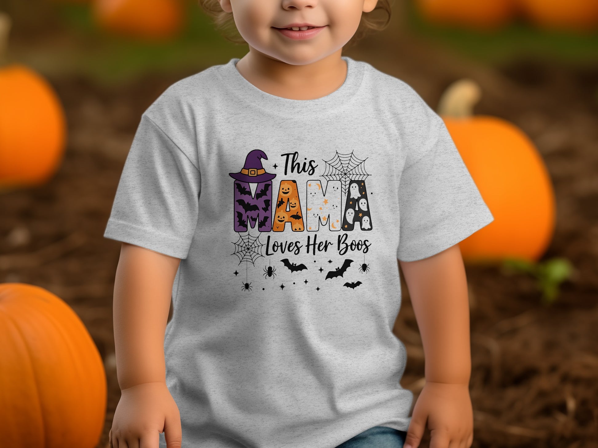 This Mama Loves Her Boos Halloween Themed Shirt product