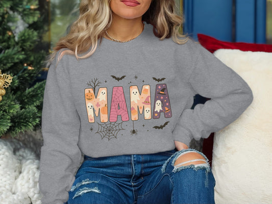 Halloween Themed Mama Sweatshirt product