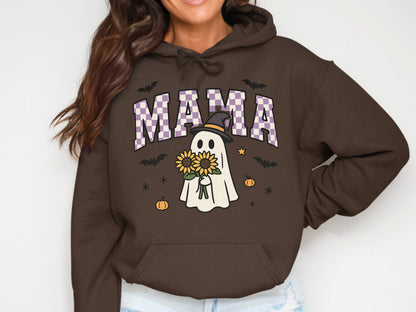 Mama Ghost Design with Sunflower Hoodie product