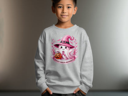 Breast Cancer Awareness Ghost Graphic Sweatshirt product