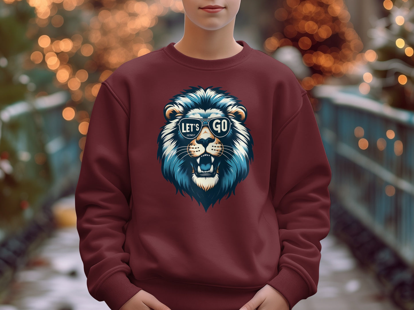 Lets Go Lion Graphic Sweatshirt product type