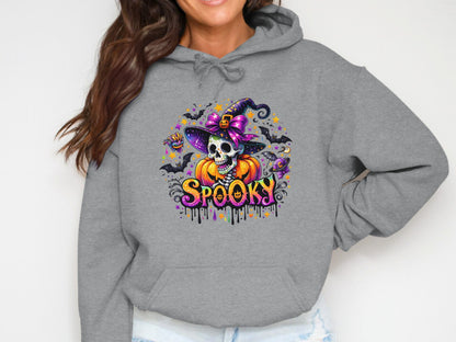 Colorful Spooky Halloween Skeleton Hoodie product