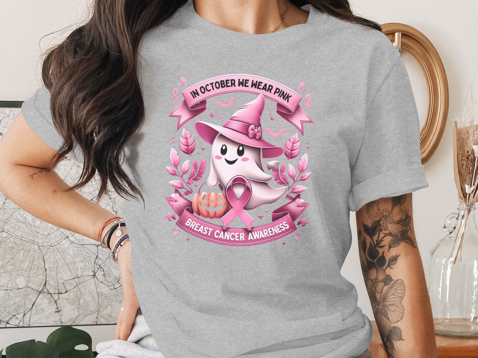 In October We Wear Pink Breast Cancer Awareness product type
