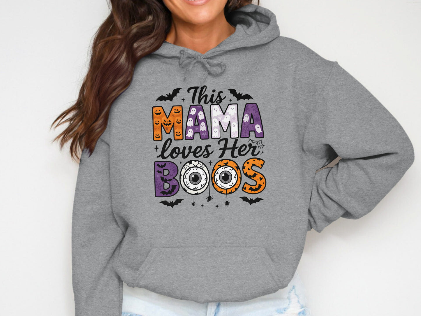 This Mama Loves Her Boos Halloween Hoodie product