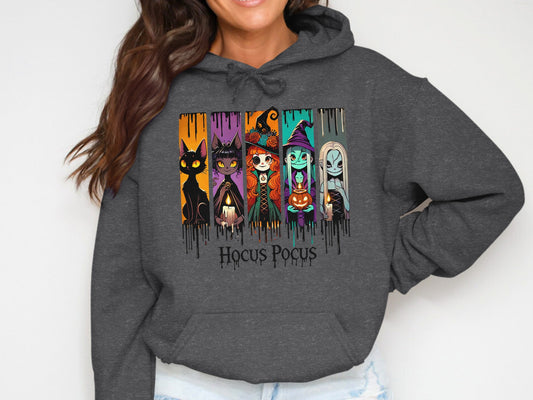 Hocus Pocus Halloween Cat Witch Graphic Hoodie product