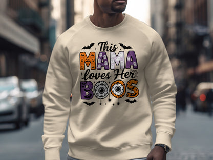 This Mama Loves Her Boos Halloween Sweatshirt product type