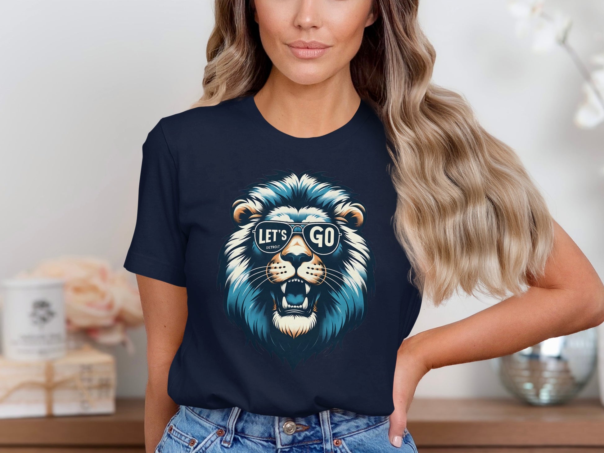 Fierce Lion Let's Go Graphic Tee Shirt product
