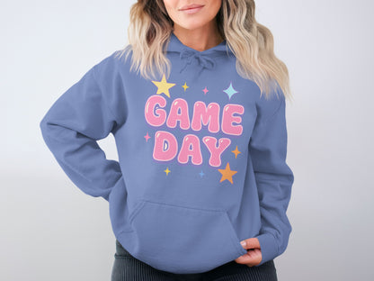 Game Day Graphic Hoodie with Colorful Stars product