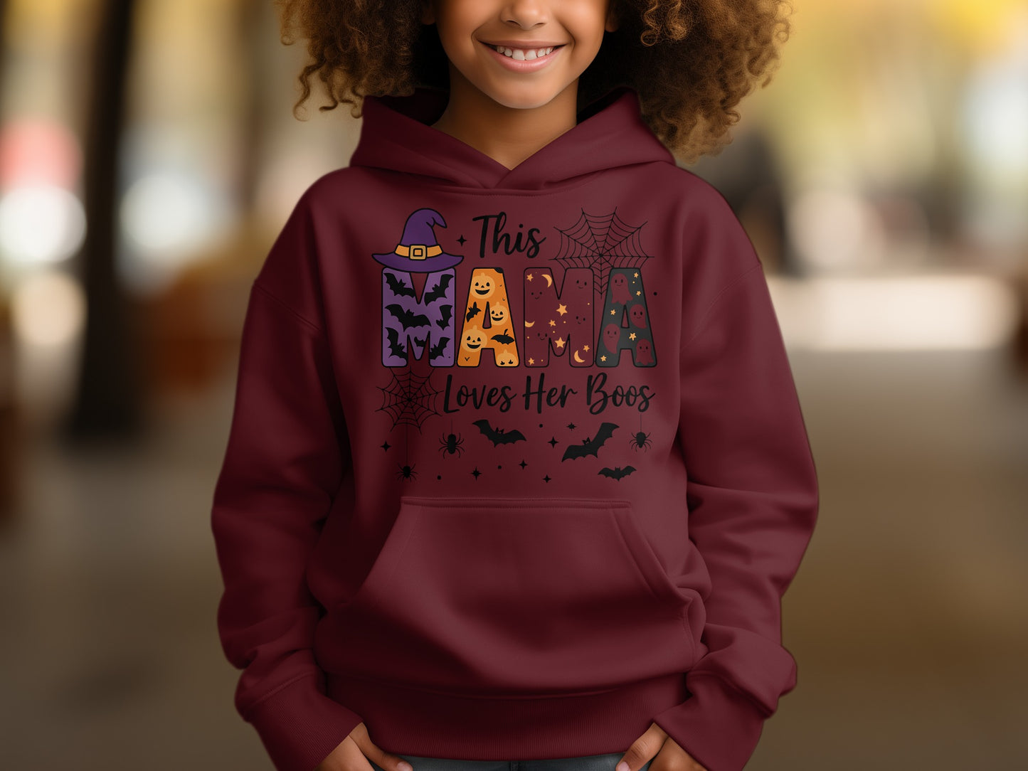 This Mama Loves Her Boos Halloween Hoodie product