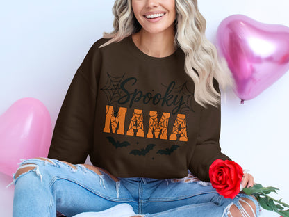 Spooky Mama Sweatshirt with Halloween Theme product